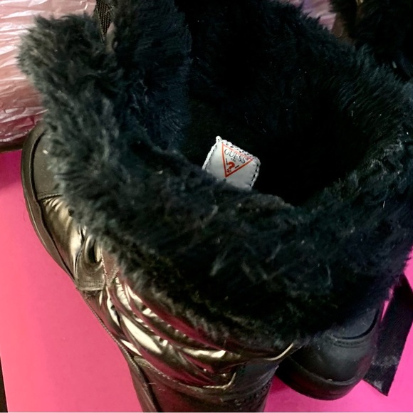 GUESS SHINY PUFFER Winter Boots size 7 - Picture 11 of 12